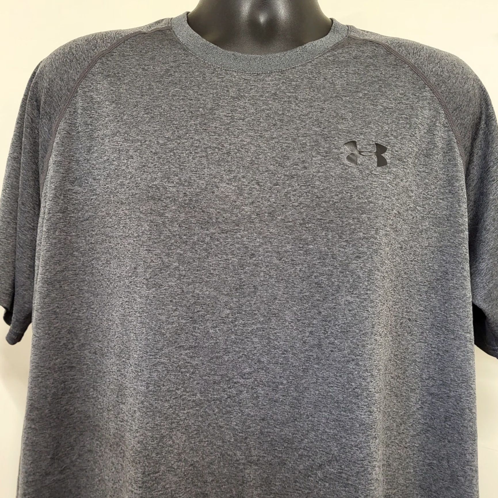 Under Armour UNDER ARMOUR Shirt Men XL Tall Gray HeatGear Loose Crewneck Short Sleeve Logo Size US XL / EU 56 / 4 - 4 Thumbnail