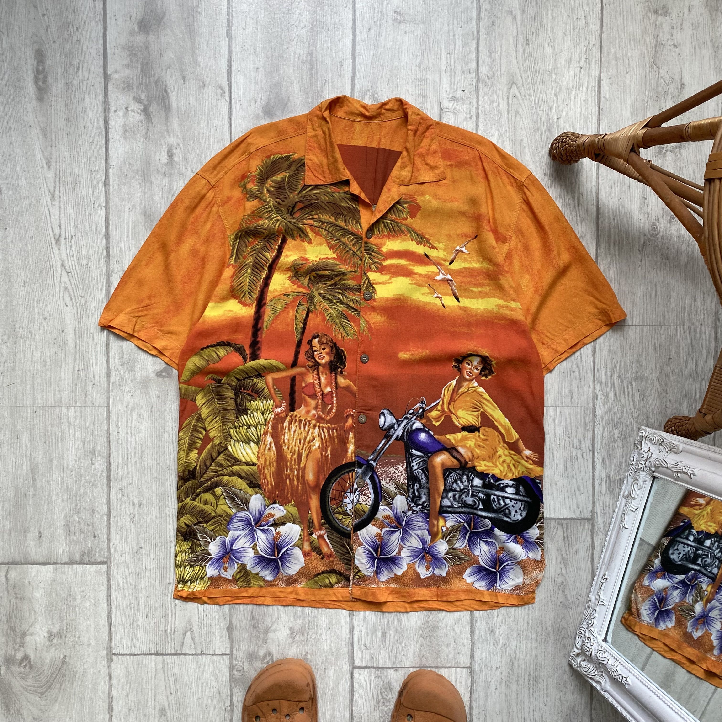 Harley Davidson × Tori Richard × Vintage Vintage 90s Harley