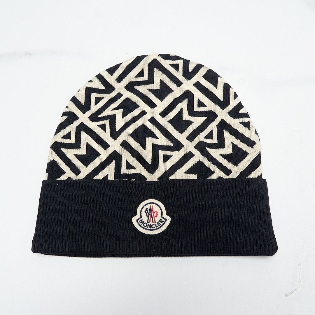 Moncler Moncler Uni Logo Jacquard Beanie Size ONE SIZE - 1 Thumbnail