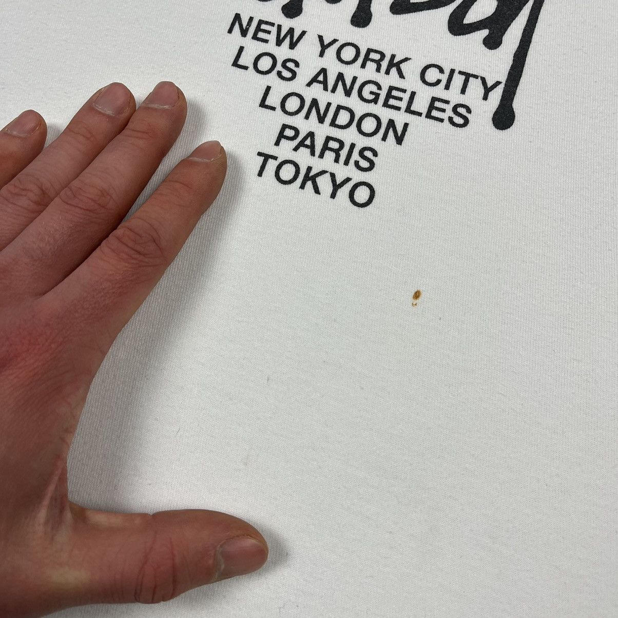 Stussy Vintage Stussy y2k tour big logo rare tee 90’s Size US L / EU 52-54 / 3 - 9 Thumbnail