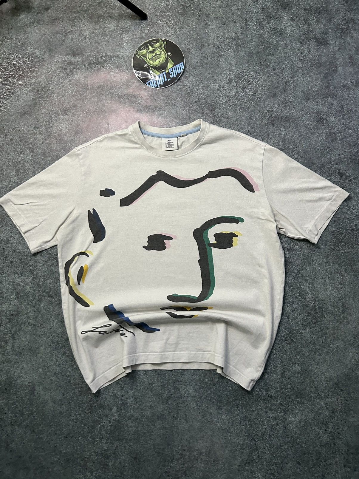 T-SHIRT RARE LAKOSTE LIVE