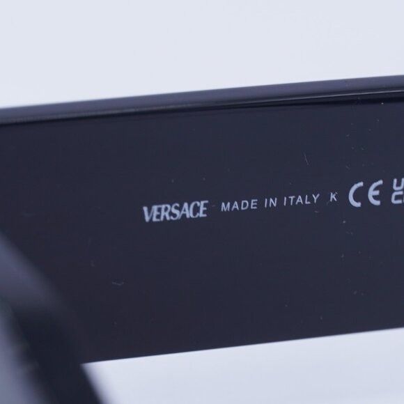 Versace Versace VE4489U GB1/87 Sunglasses Black Rectangle Frame Size ONE SIZE - 5 Thumbnail