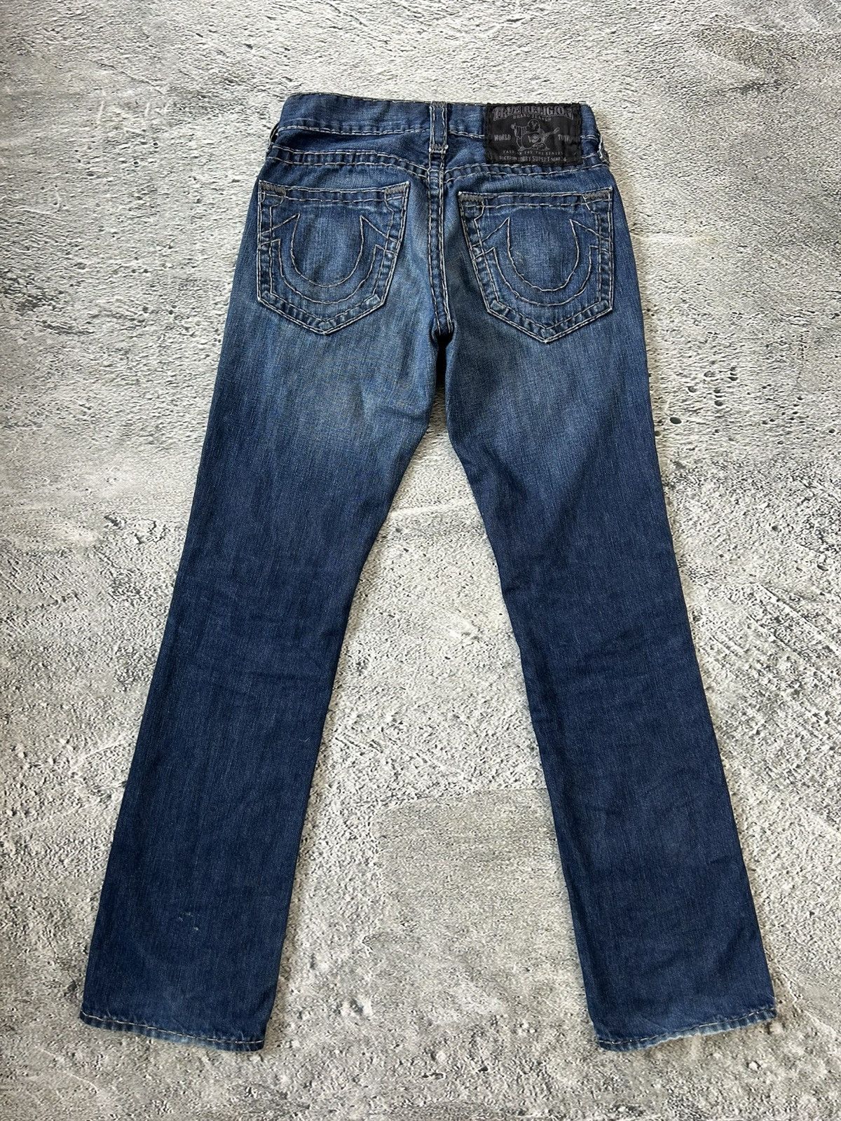 True Religion True Religion vintage jeans navy blue thick stitching Y2K Size US 29 - 1 Thumbnail