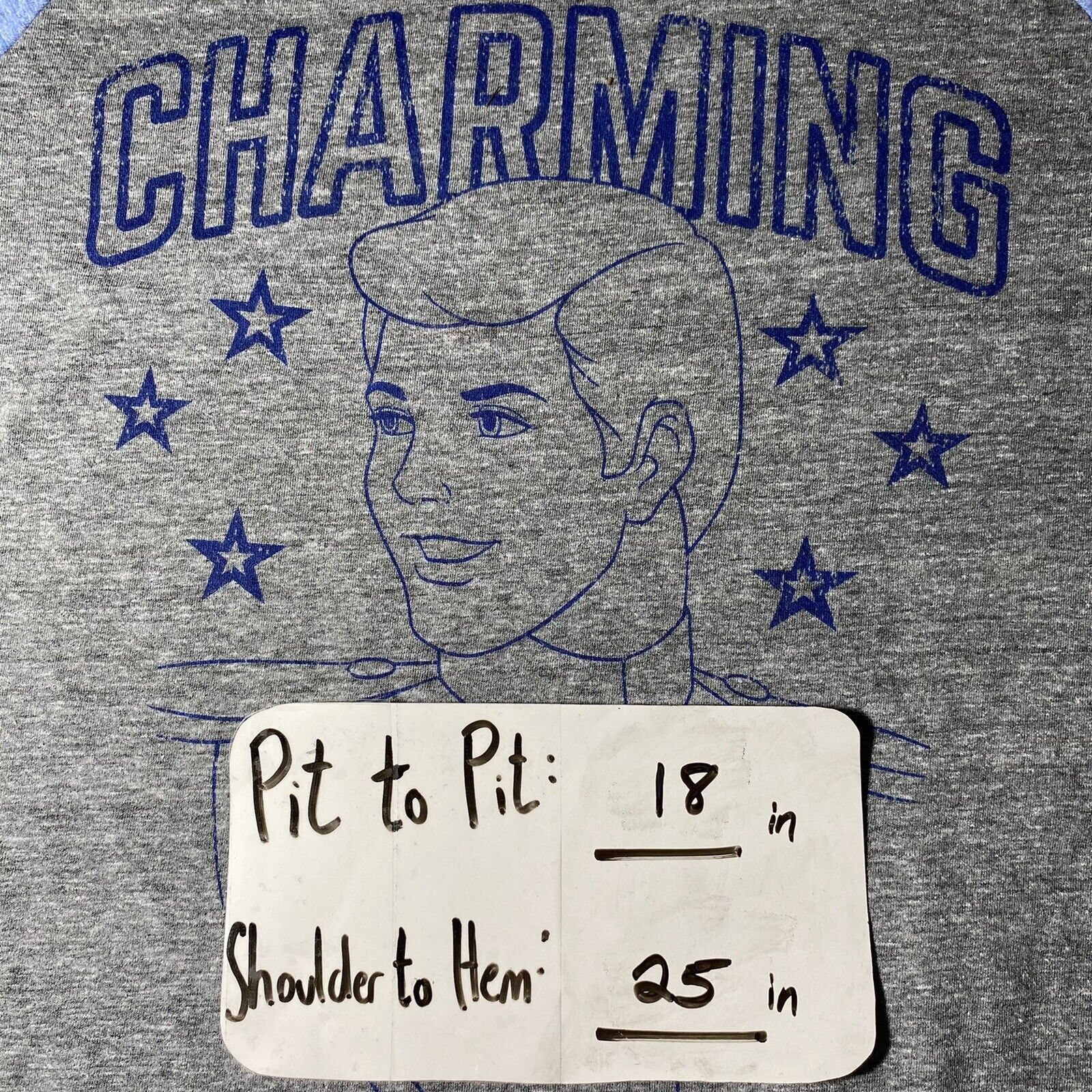 Disney Disney Parks Prince Charming Baseball TShirt 3/4 Sleeve Size US S / EU 44-46 / 1 - 10 Thumbnail