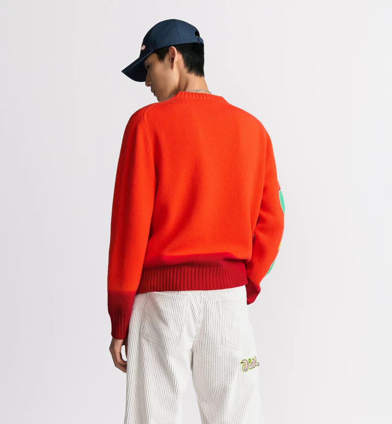 Dior × Kaws o1w1db10125 Sweater in Orange Size US L / EU 52-54 / 3 - 3 Thumbnail