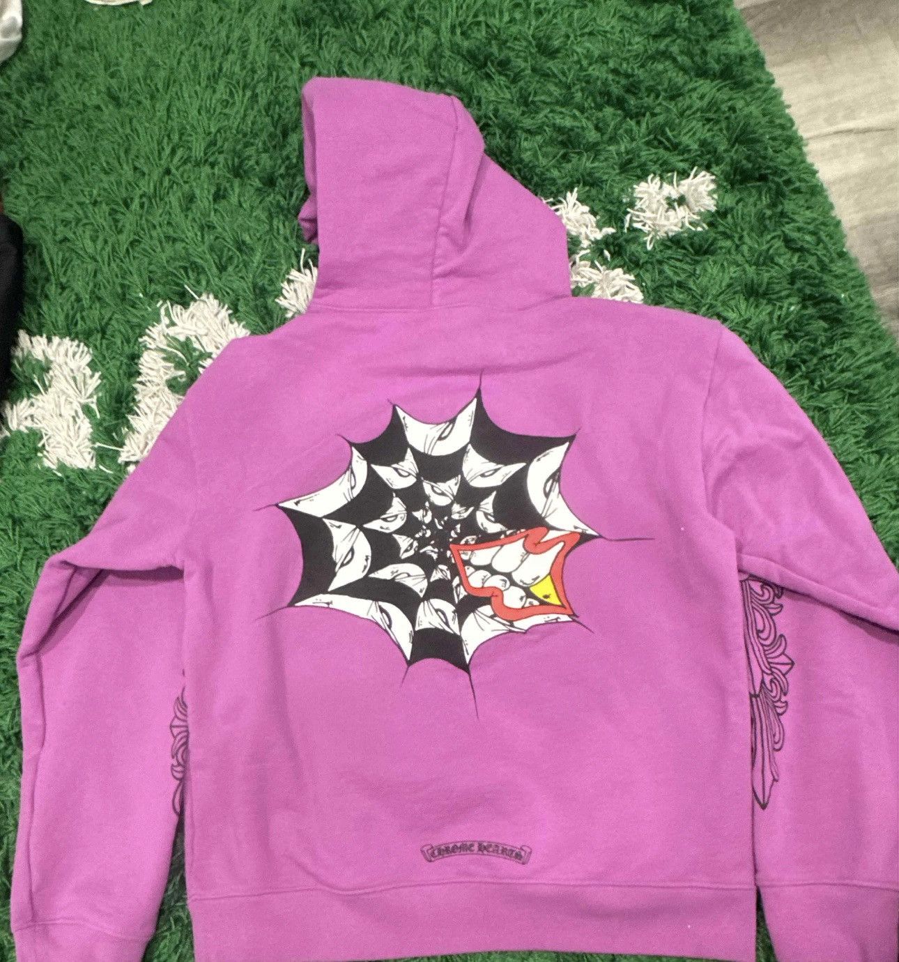 Chrome Hearts Chrome Hearts Matty Boy Spider Web Hoodie | Grailed