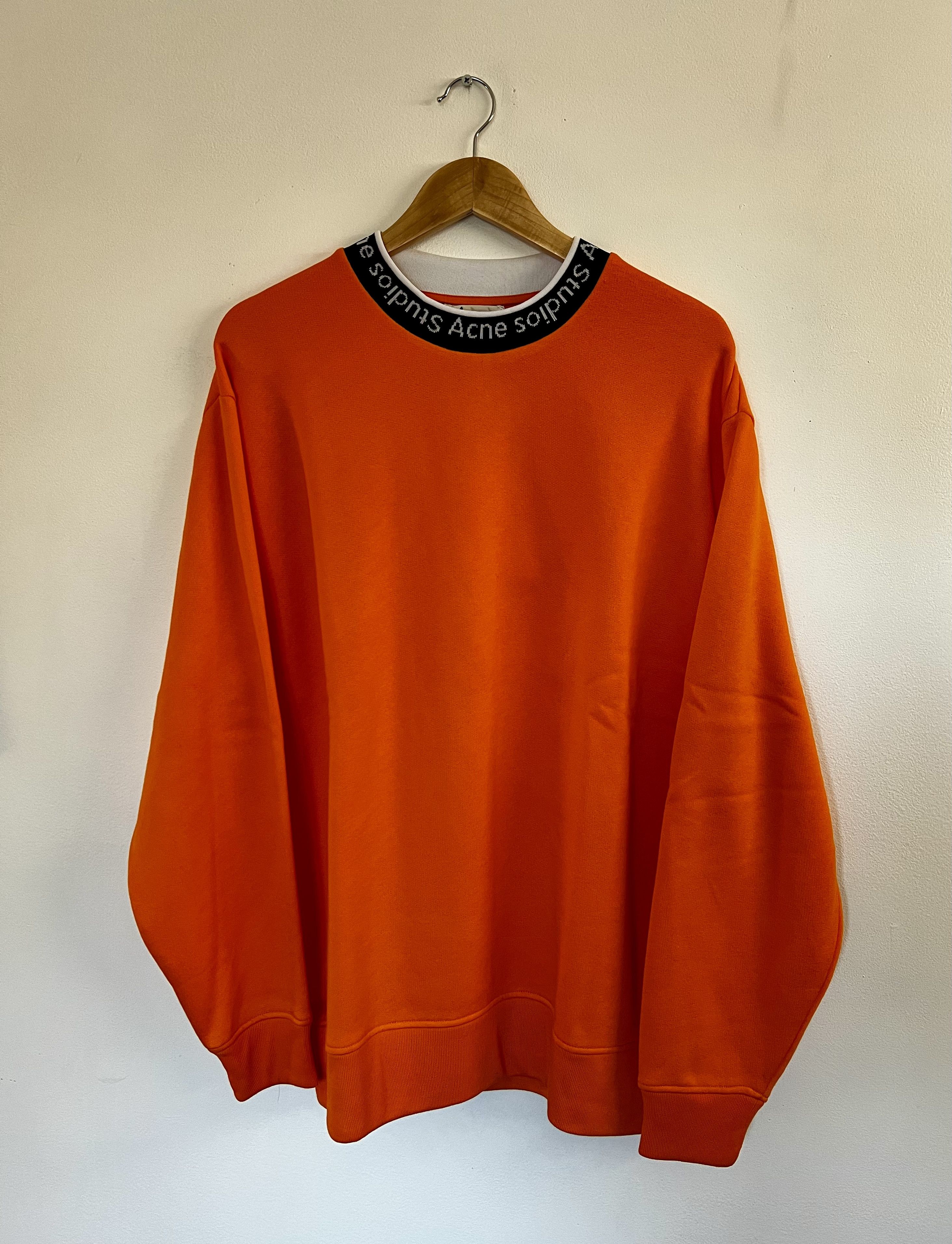 Acne Studios Acne Studios Orange Sweatshirt Jacquard Size US S / EU 44-46 / 1 - 2 Thumbnail
