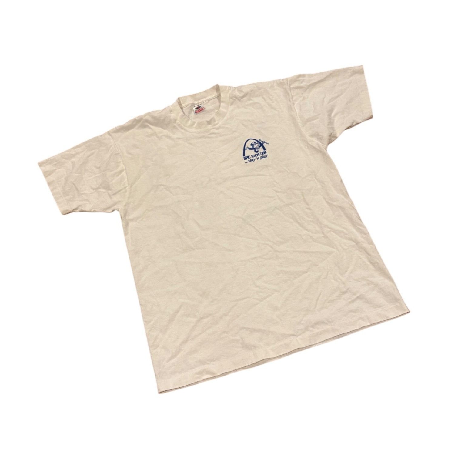 Fruit Of The Loom Vintage 1990's St. Louis ...Stay 'n Play Monopoly Single Sti Size US XL / EU 56 / 4 - 3 Thumbnail