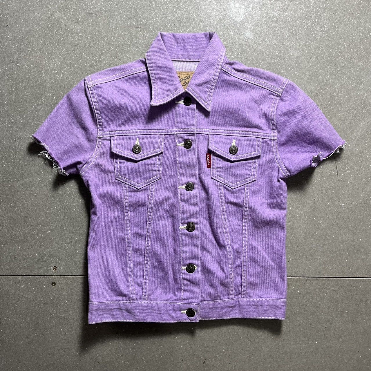 Japanese Brand Cocolulu Japanese Brand Purple Denim Jacket Size M / US 6-8 / IT 42-44 - 1 Thumbnail