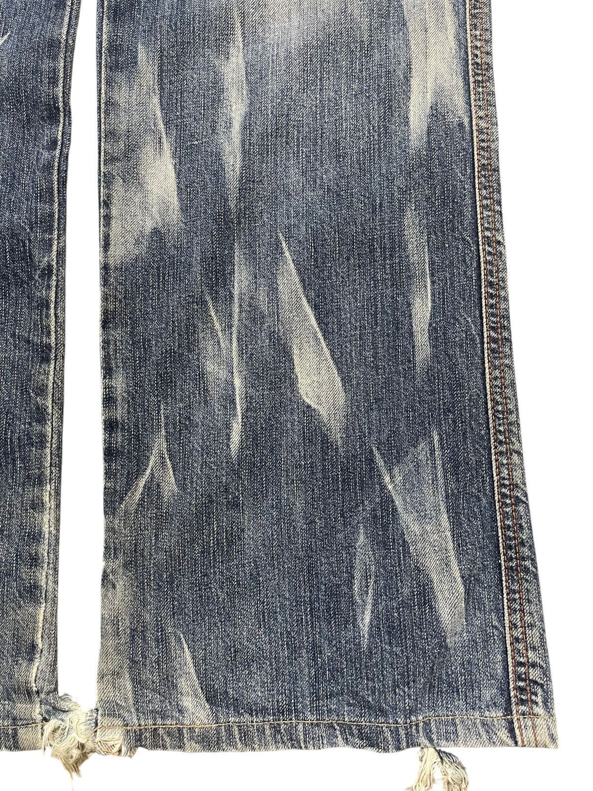 Edwin Vintage Edwin 503 Mud Wash Faded Distress Baggy Jeans Size US 34 / EU 50 - 8 Thumbnail