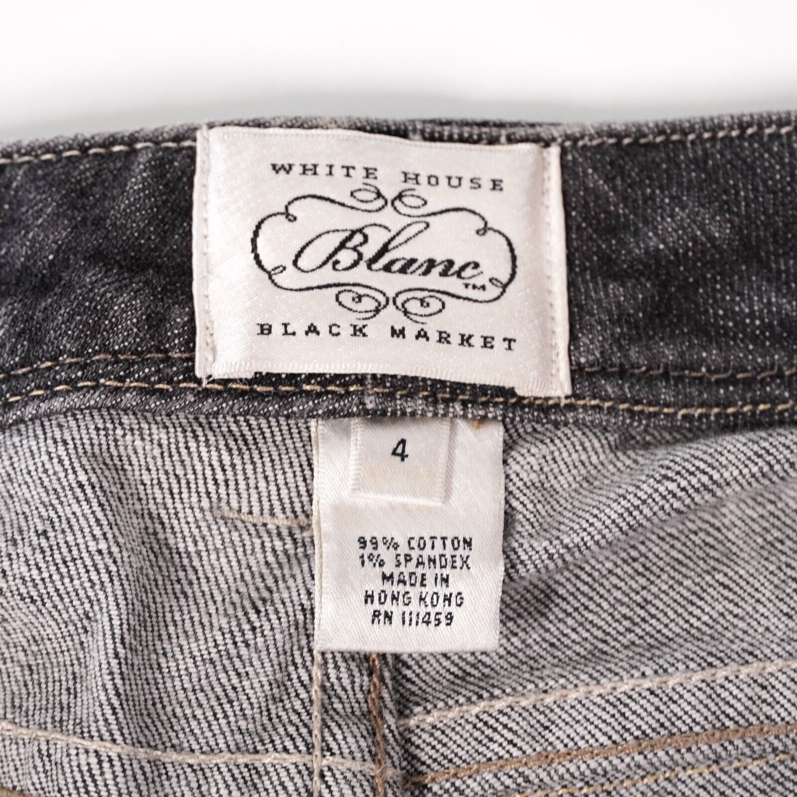 White House Black Market White House Black Market Wash Denim Trouser Jeans Pants S4 Size 27" / US 4 / IT 40 - 5 Thumbnail