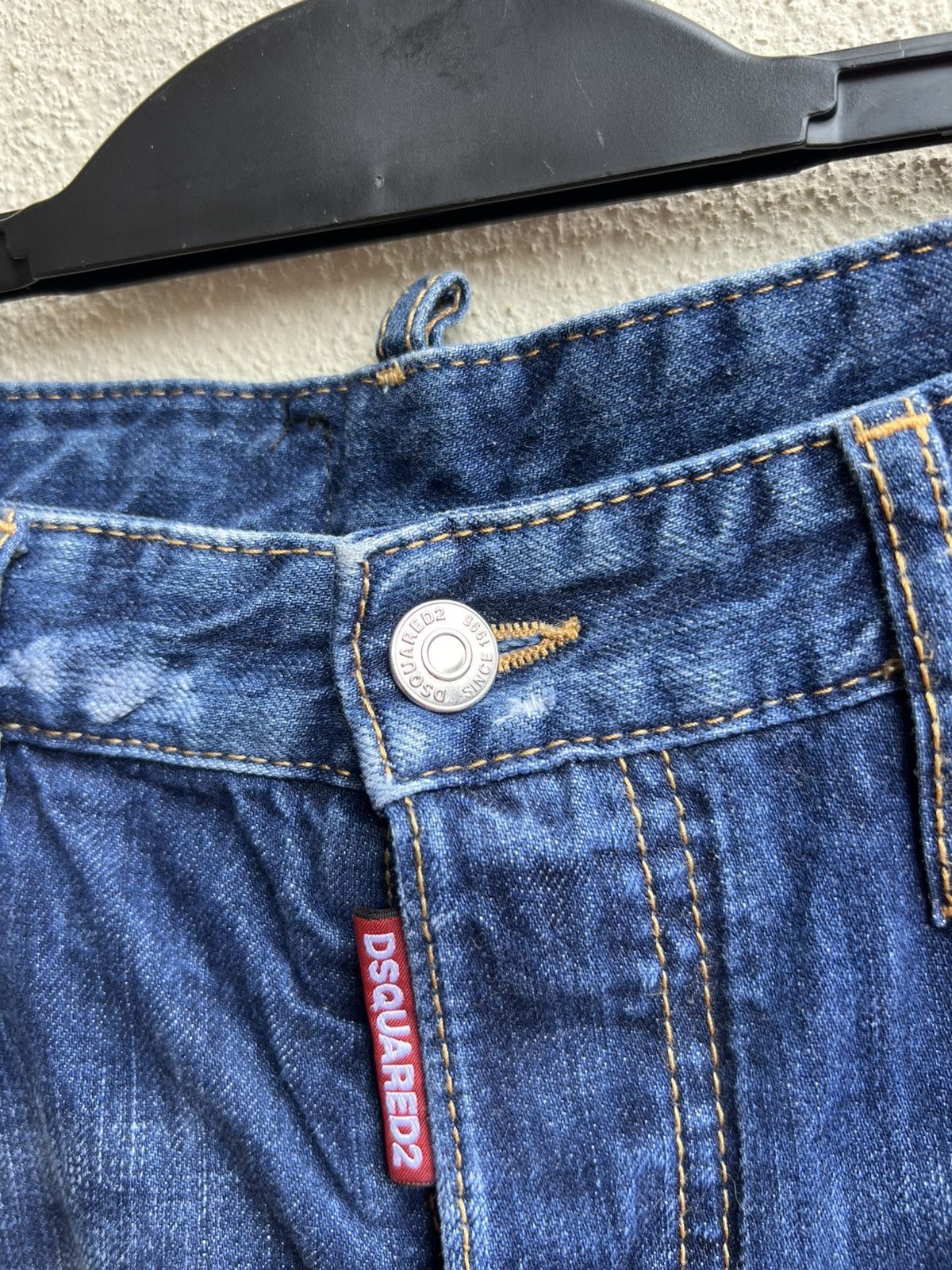 Dsquared2 Dsquared2 Made in Italy Hybrid Denim Side Tape Jeans Size US 32 / EU 48 - 9 Thumbnail