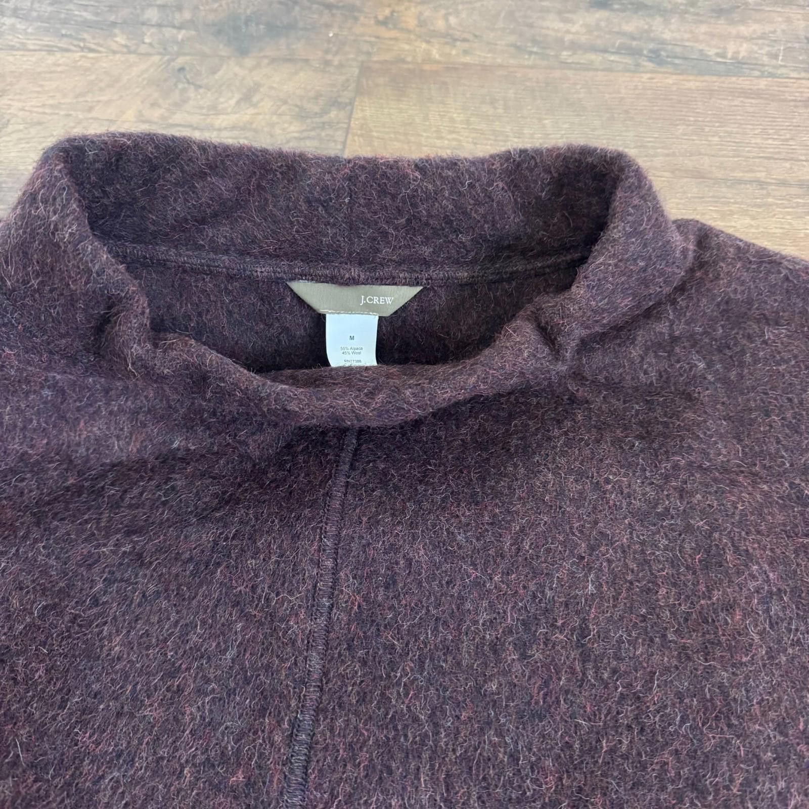 J.Crew Vintage J. Crew Wool Sweater Maroon/Purple Pullover Sz MED Size M / US 6-8 / IT 42-44 - 8 Thumbnail