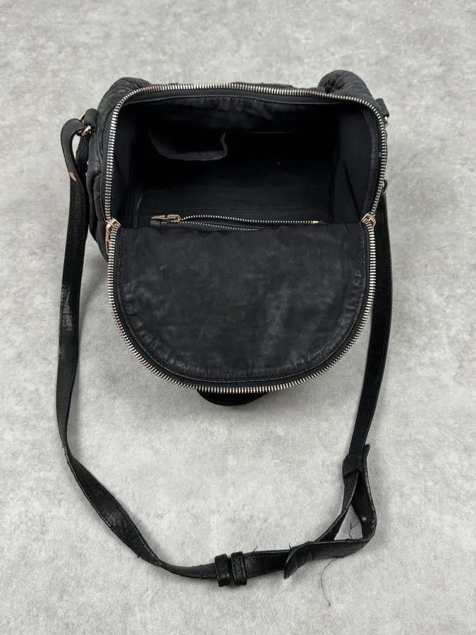 Alexander Wang Alexander Wang Black Studded Grained Leather Shoulder Bag Size ONE SIZE - 7 Thumbnail