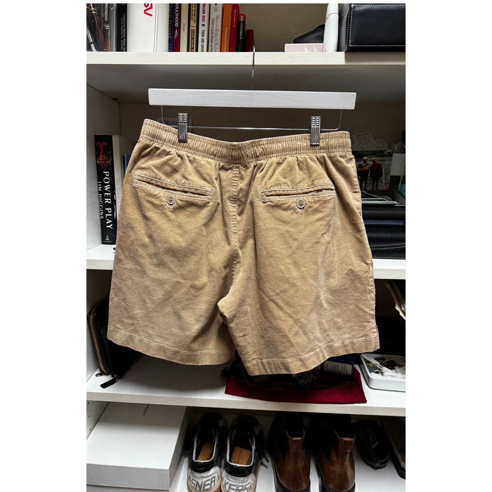 Goodlife Goodlife Stretch Corduroy Shorts Tan Medium 6" Inseam Size US 32 / EU 48 - 2 Thumbnail