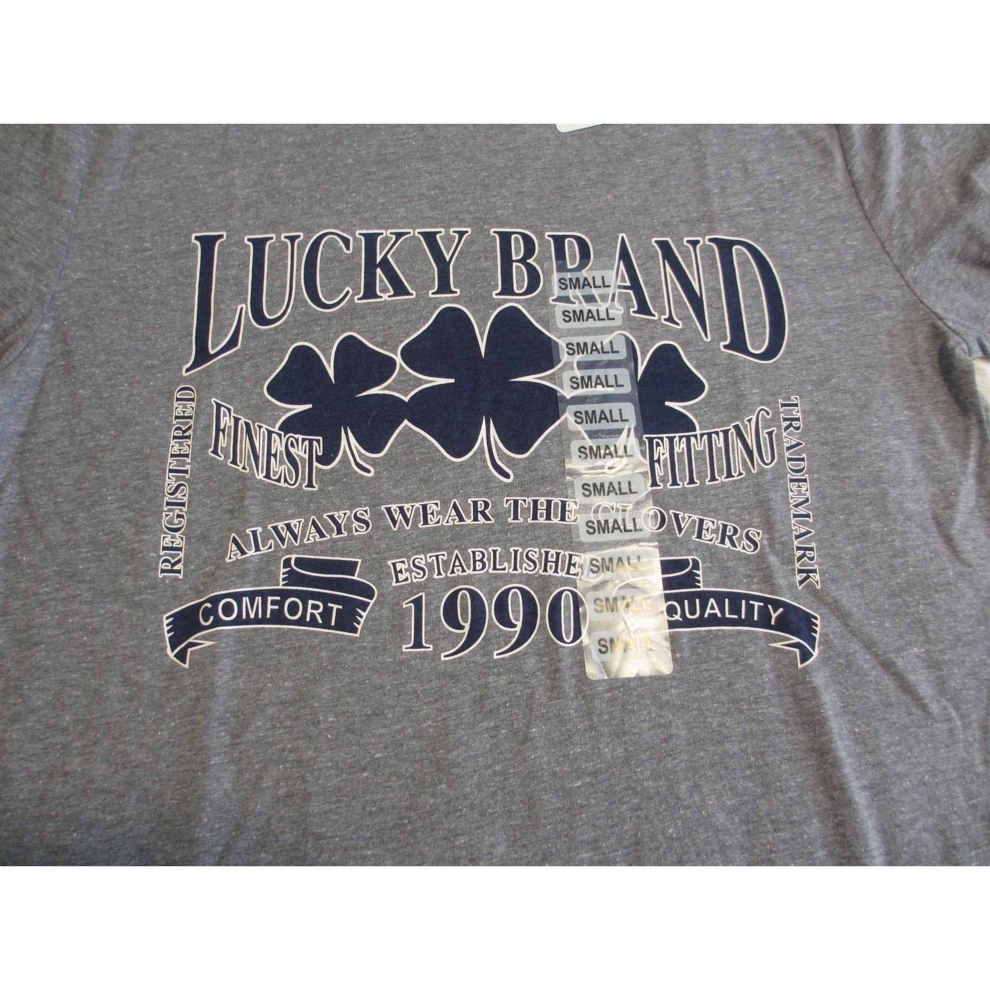 Lucky Brand LUCKY BRAND GREY TSHIRT SMALL Size US S / EU 44-46 / 1 - 3 Thumbnail