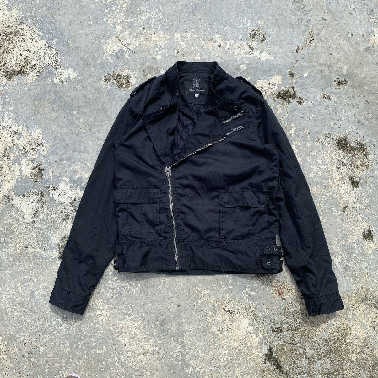 Japanese Brand aimee francaise double collar bike jacket Size US M / EU 48-50 / 2 - 1 Thumbnail