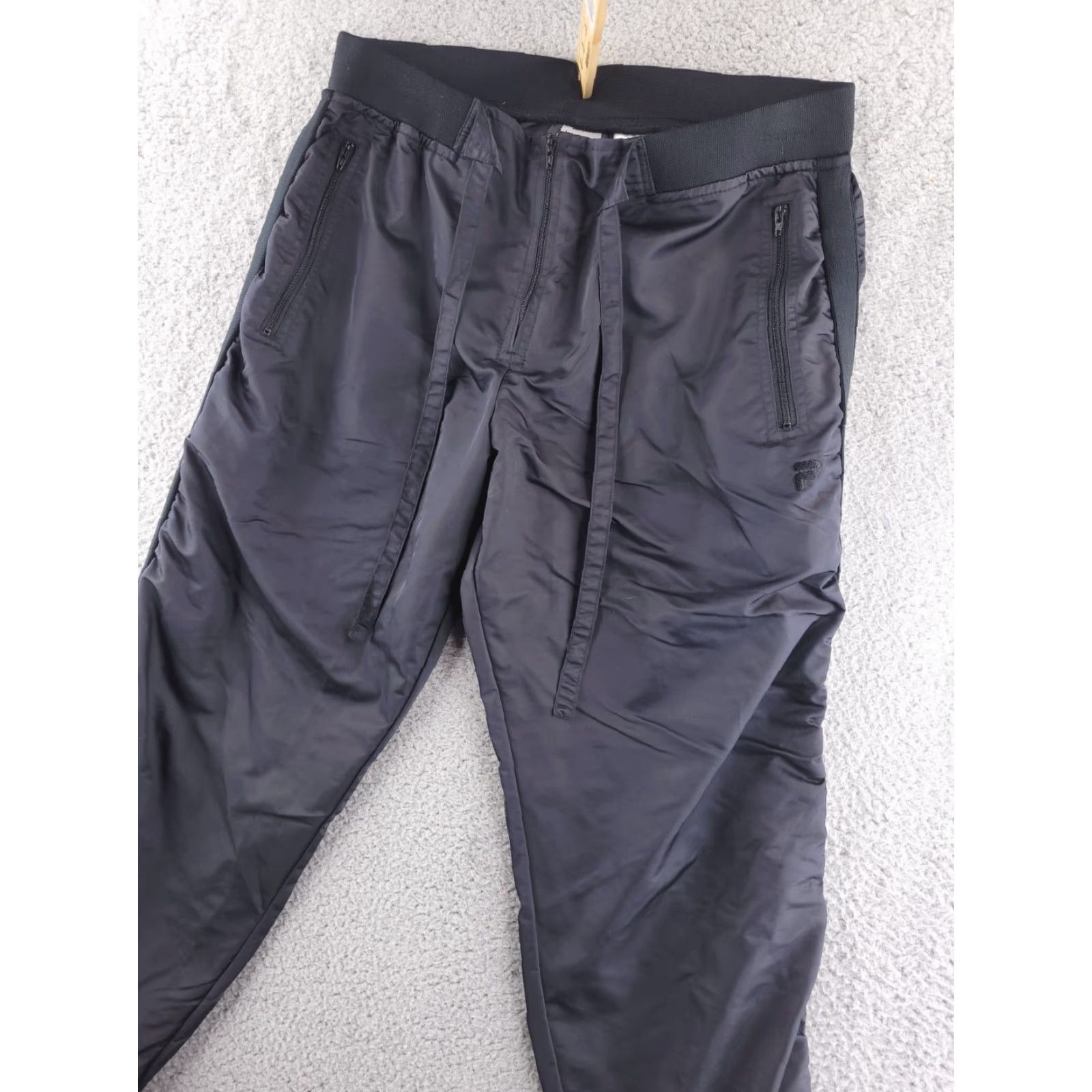 Fila FILA Bastia Capri Pants Womens Large Black Jogger Yoga Gym Size 36" / US 14 / IT 50 - 2 Thumbnail