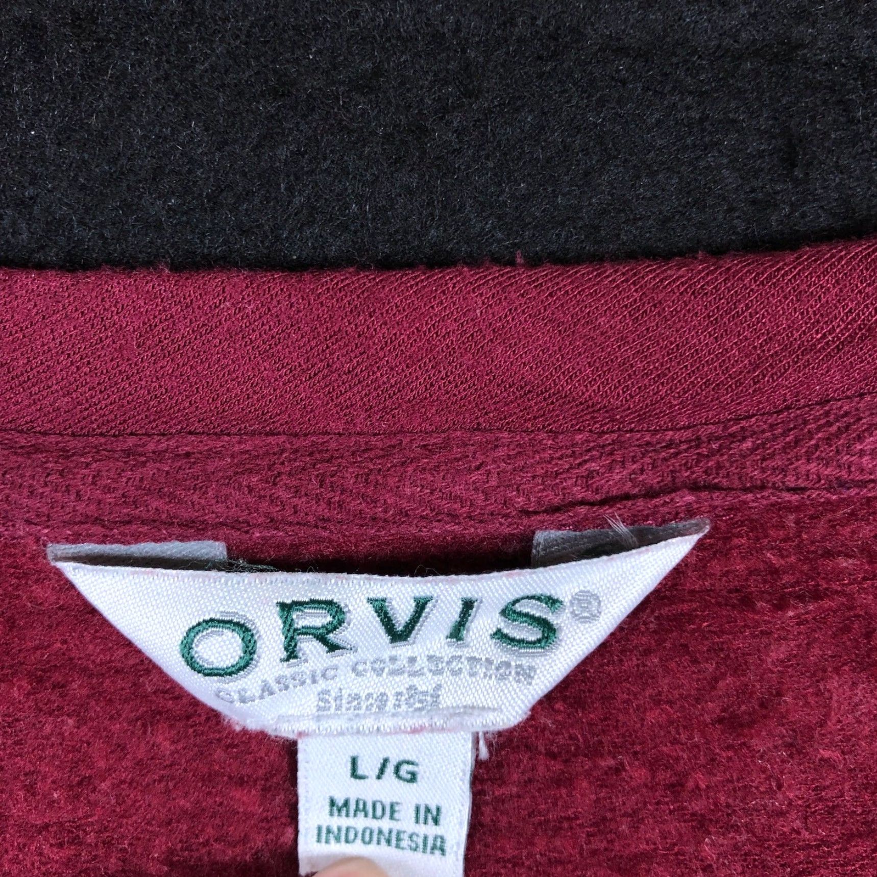Orvis Orvis Womens Sweatshirt Maroon Pullover V Neck Long Sleeve Large Regular Pullover Soft Cozy Casual Workwear Size L / US 10 / IT 46 - 6 Thumbnail