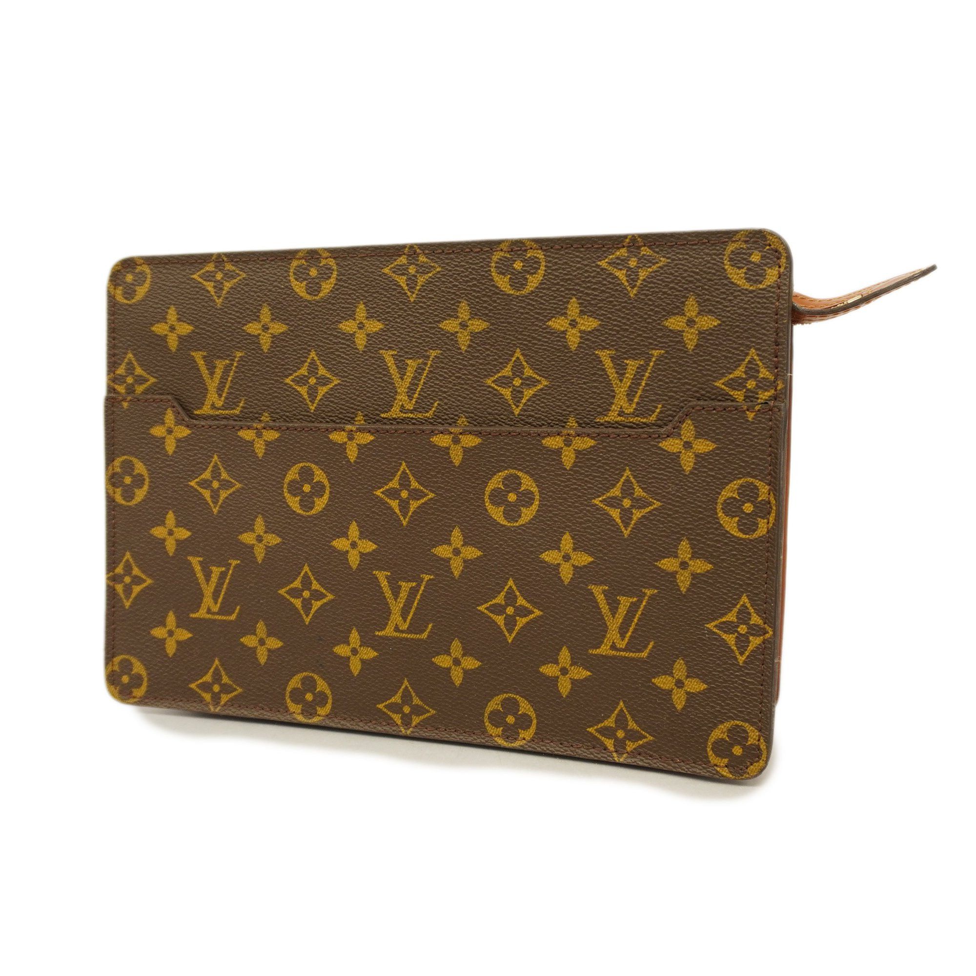 Auth Louis Vuitton Monogram Pochette Homme M51795 Women's Clutch