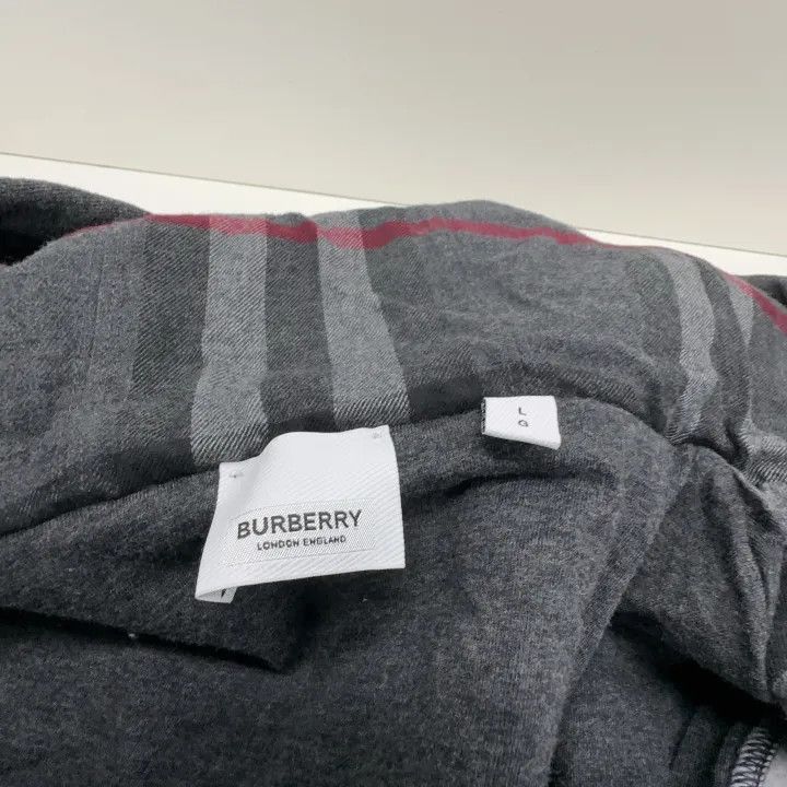Burberry Burberry Burberry Gray Logo Embroidered Hoodie-2507 Size US L / EU 52-54 / 3 - 5 Thumbnail
