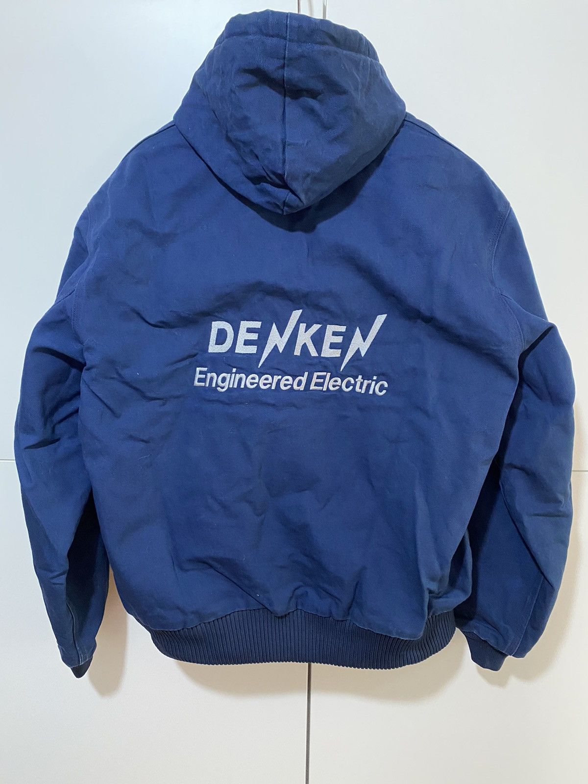 Carhartt Carhartt USA Active Jacket, sizeXL, blue, with patch, used, Size US XL / EU 56 / 4 - 12 Thumbnail