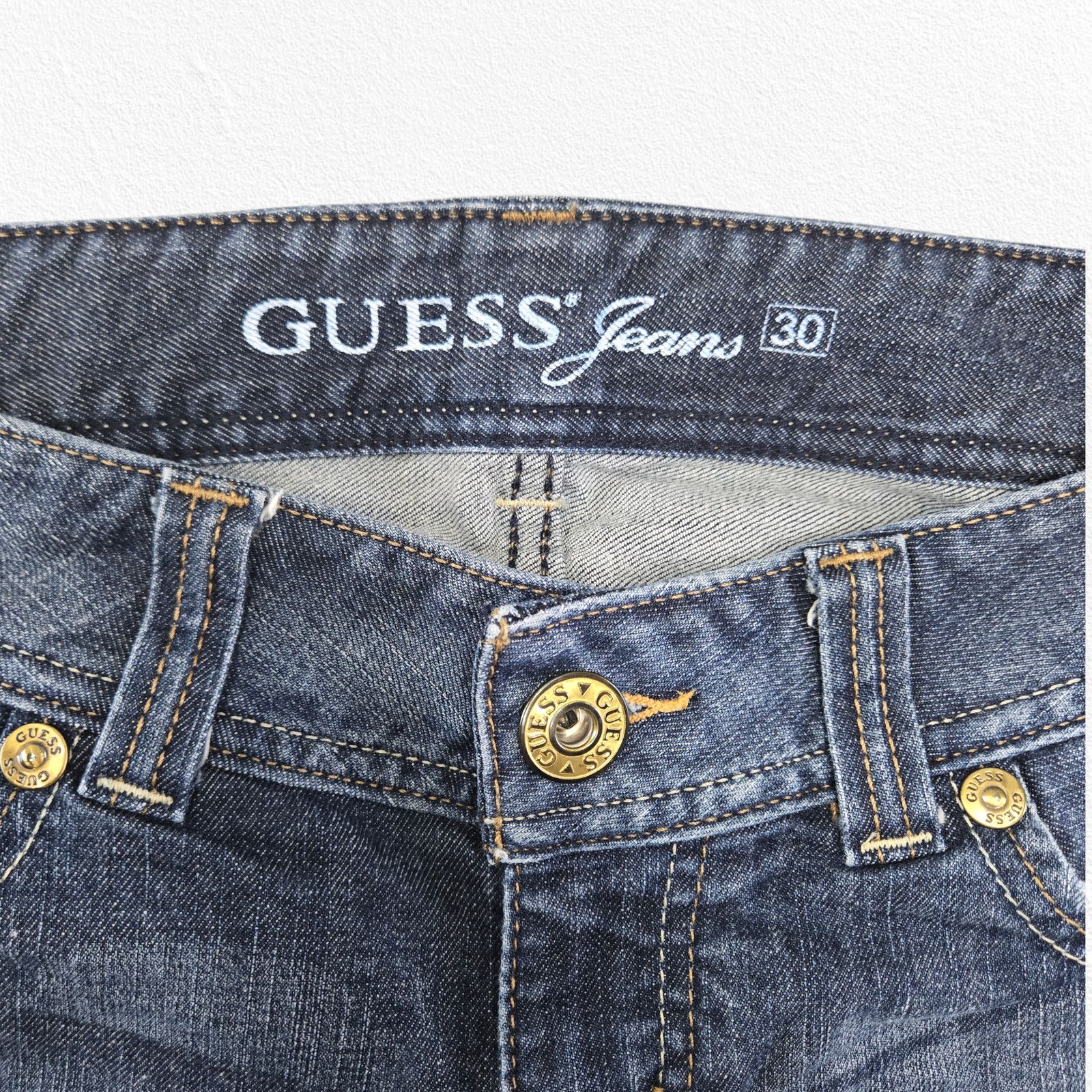 Guess Y2K Guess Low Rise Bootcut Capri Jeans Size 30 Size 30" / US 8 / IT 44 - 4 Thumbnail