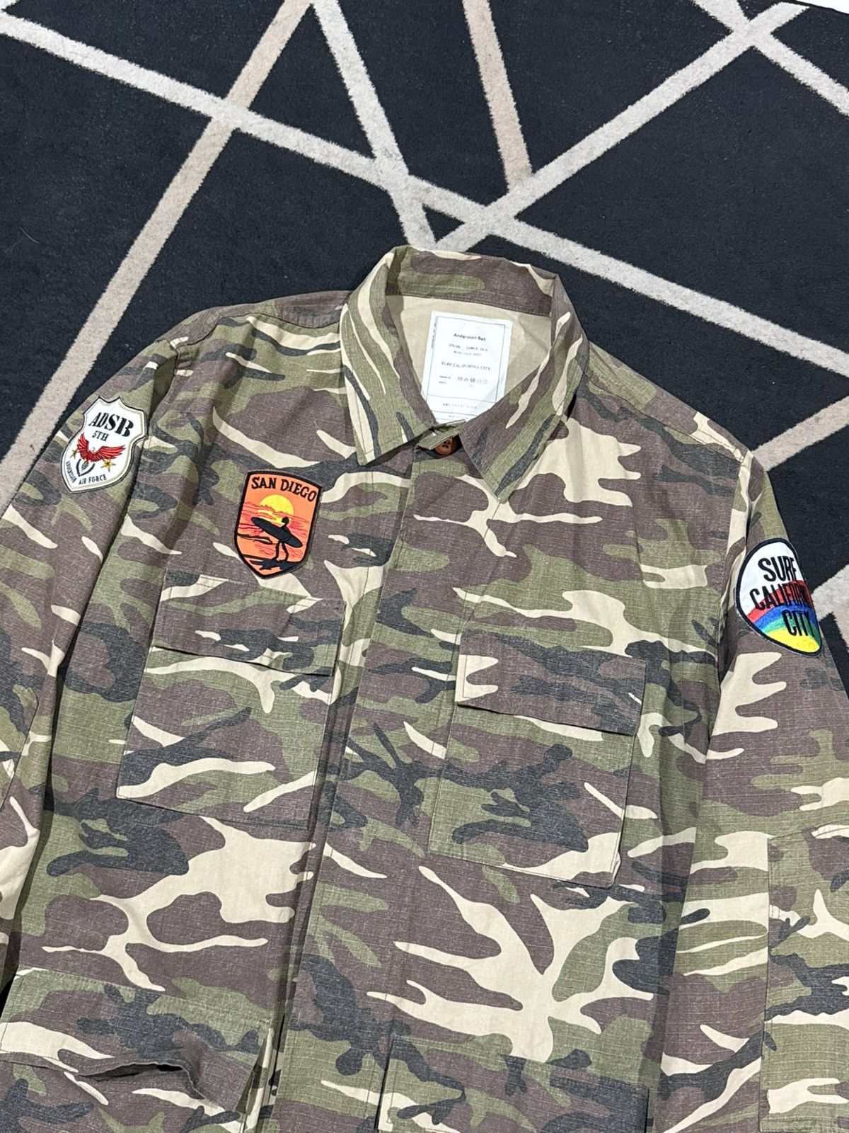 Andersson Bell Andersson Bell SS17 Field Jacket Camouflage Jw Andersson Size US M / EU 48-50 / 2 - 6 Thumbnail