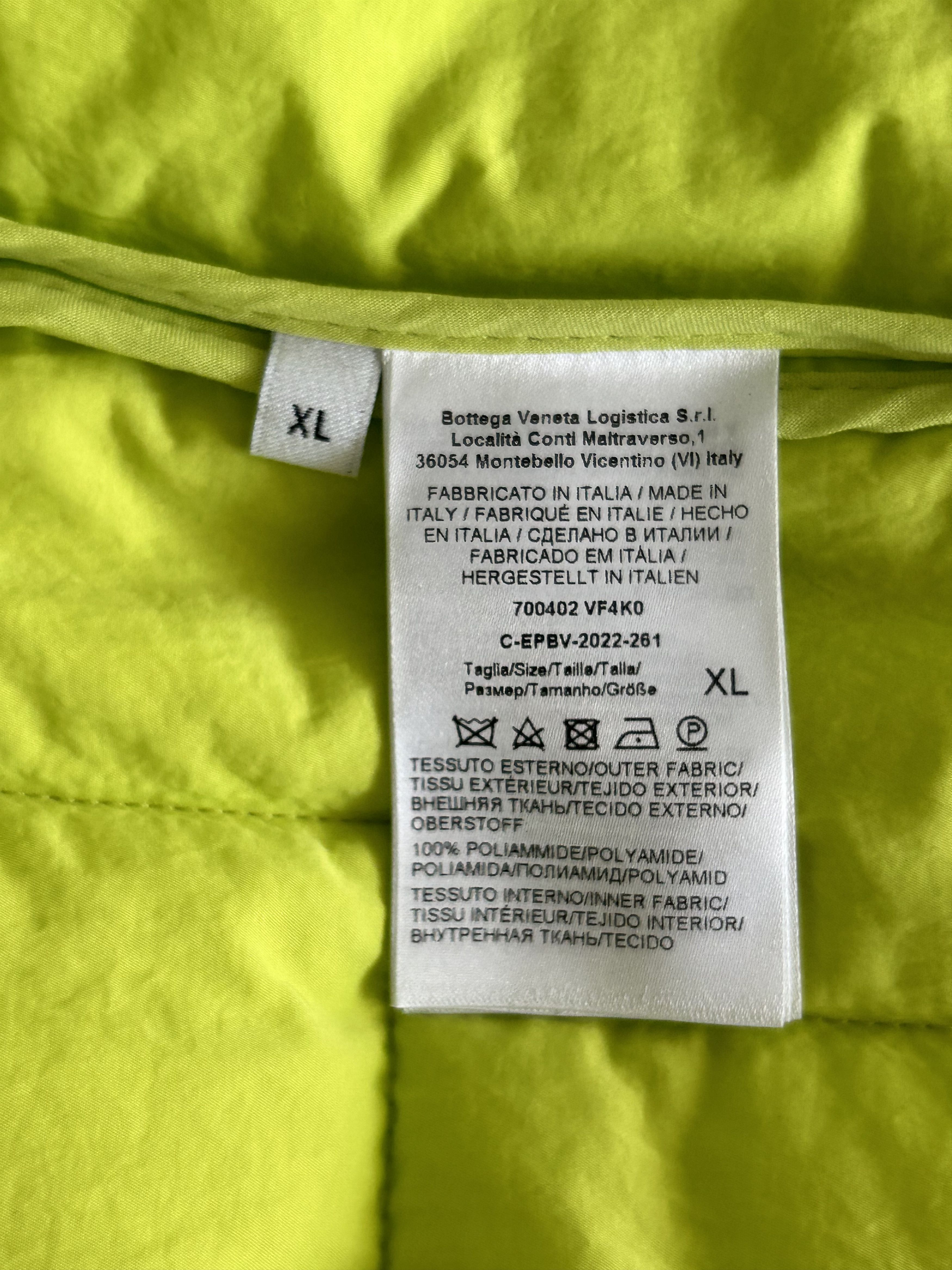 Bottega Veneta Bottega Veneta Yellow Quilted Vest Size US XL / EU 56 / 4 - 4 Thumbnail