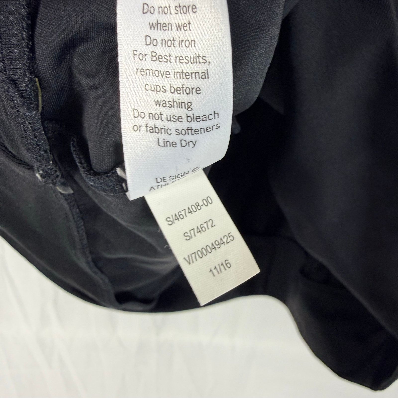 Athleta Athleta Black Blousy Tankini Swim Surf Top 467408 36D Beach Size ONE SIZE - 9 Thumbnail