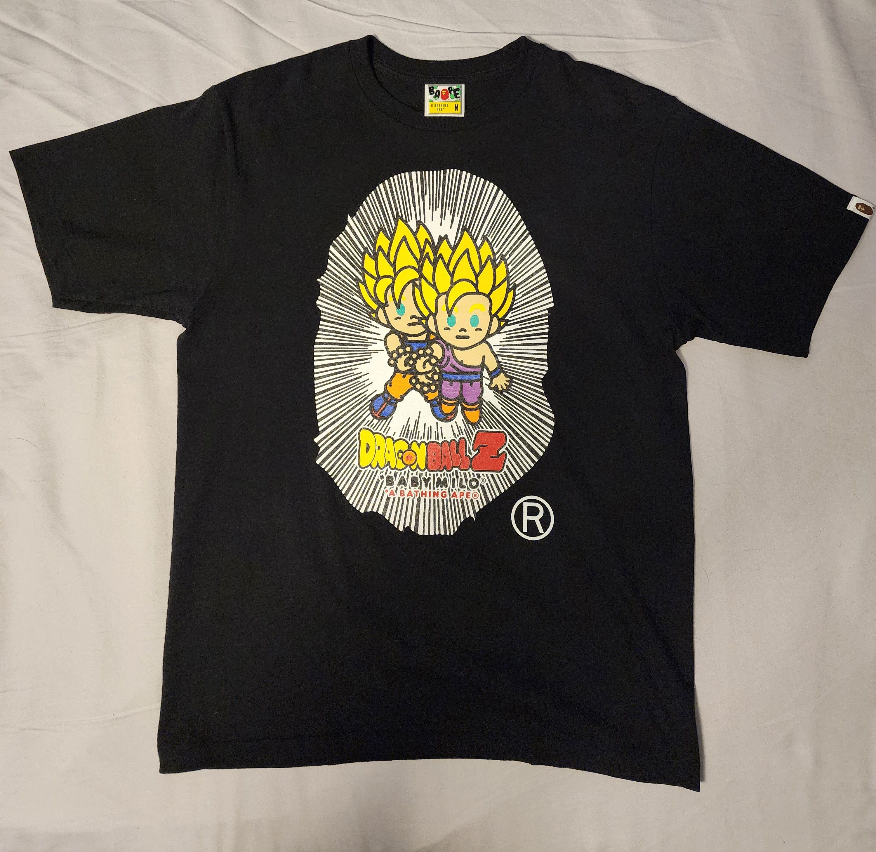 Bape Bape x Dragon Ball Z Son Gohan Ape Head Tee | Grailed