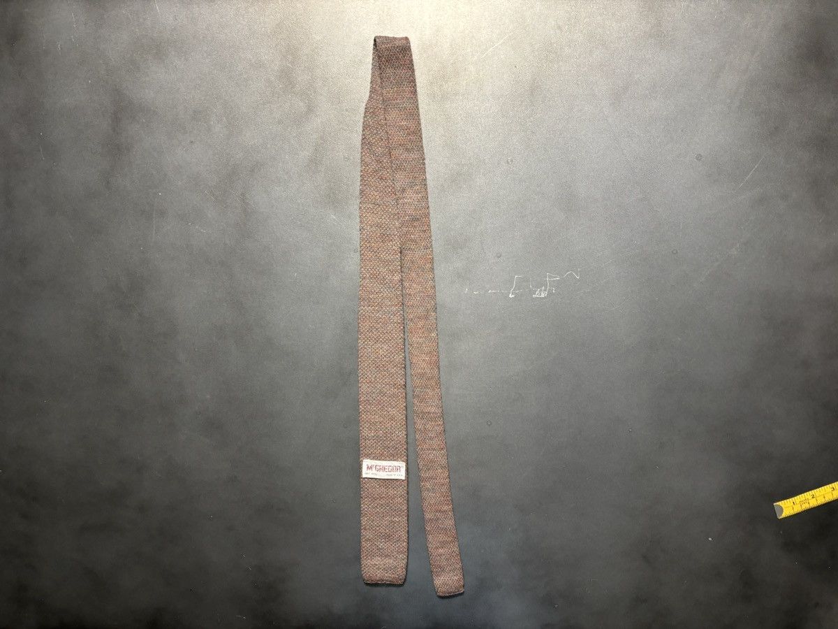 MacGregor Vintage Macgregor Wool Necktie Straight Bar Flat Knit Tie Size ONE SIZE - 15 Thumbnail