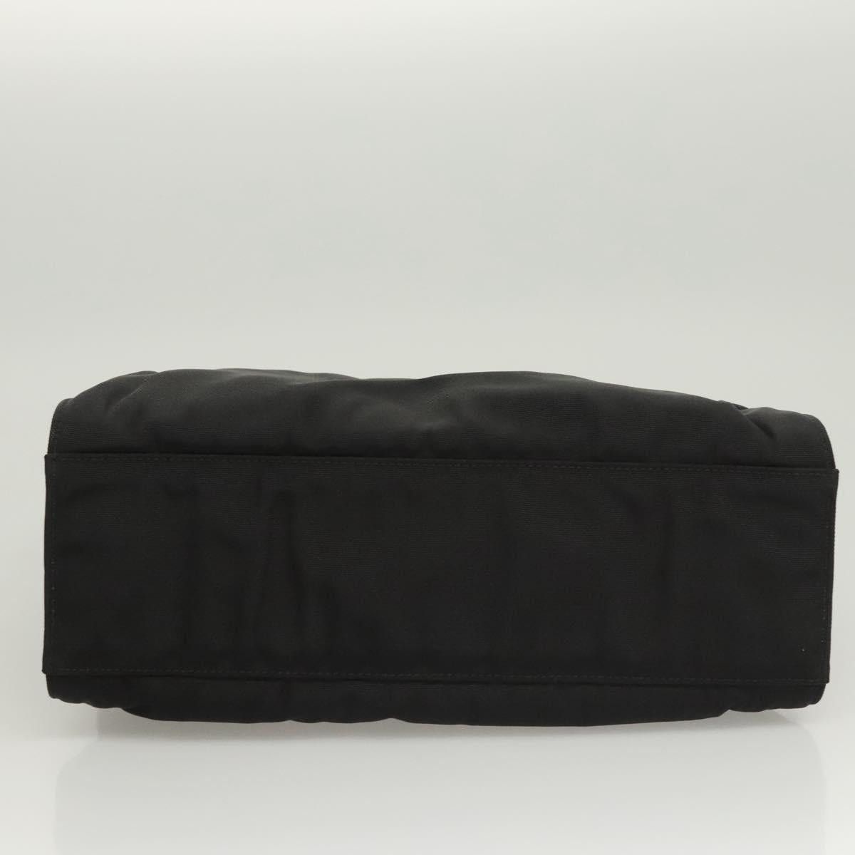 Gucci GUCCI Bamboo Handbag Nylon Black Silver 032 032 Size ONE SIZE - 9 Thumbnail