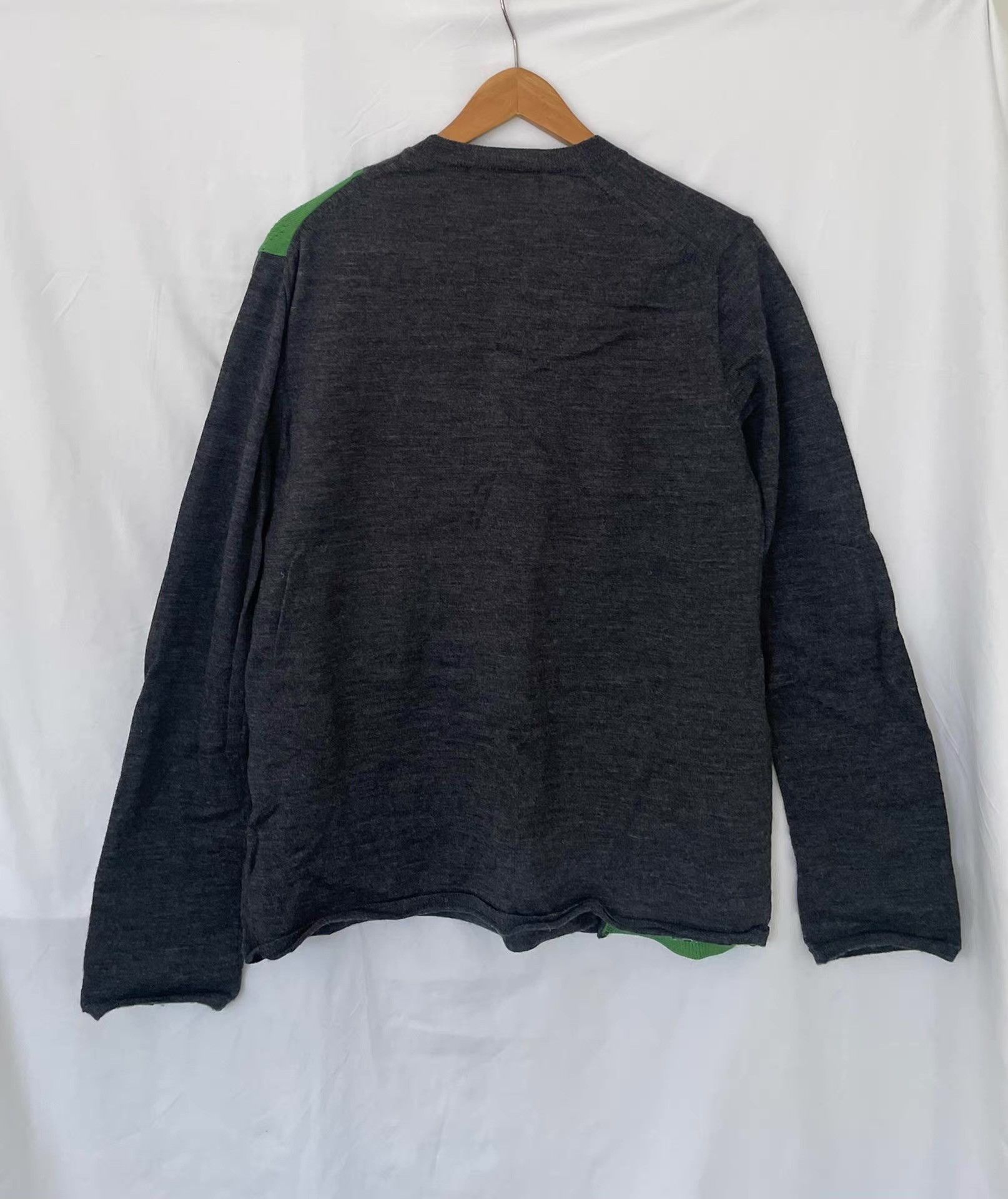 Comme des Garcons Comme des Garçons Shirt Panelled Wool Sweater Ｑ21 Size US M / EU 48-50 / 2 - 2 Thumbnail
