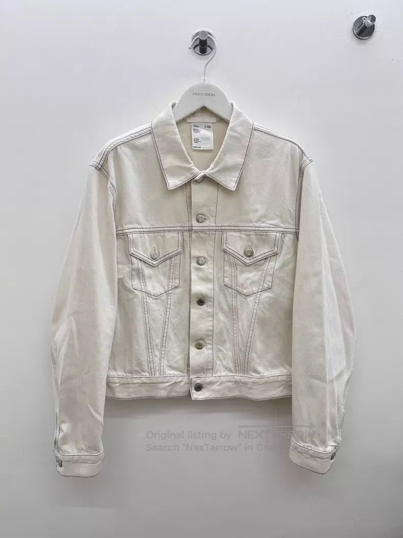 Helmut Lang Helmut Lang White denim short blazer Size M / US 6-8 / IT 42-44 - 1 Thumbnail
