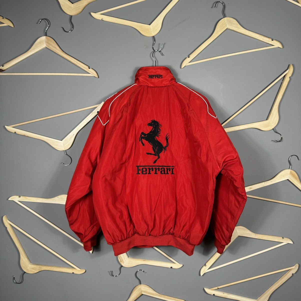 Ferrari Vintage Scuderia Ferrari Racing Jacket Size US XL / EU 56 / 4 - 2 Thumbnail