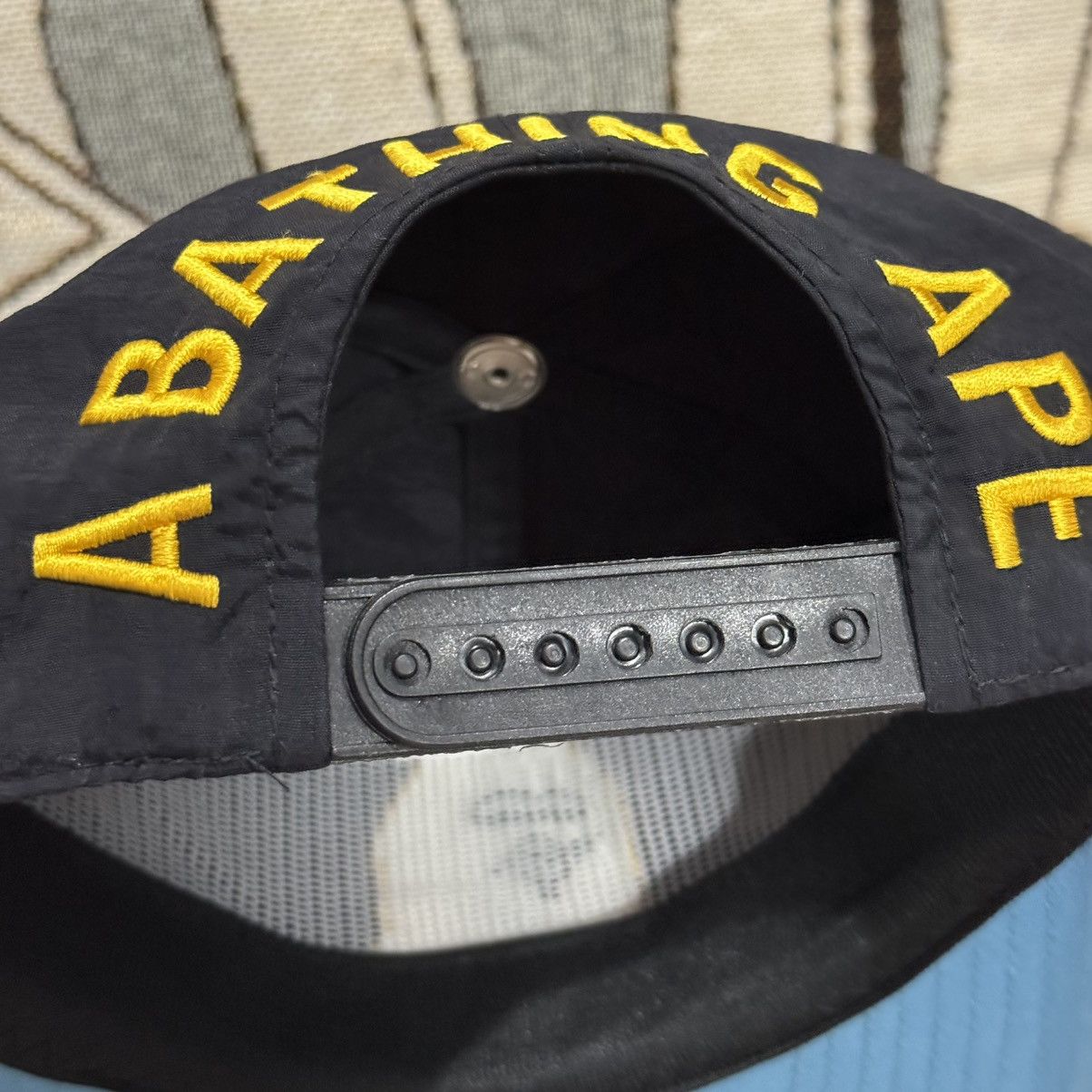 Bape A Bathing Ape Bape Color Block Cap Snapback Hat Size ONE SIZE - 8 Thumbnail