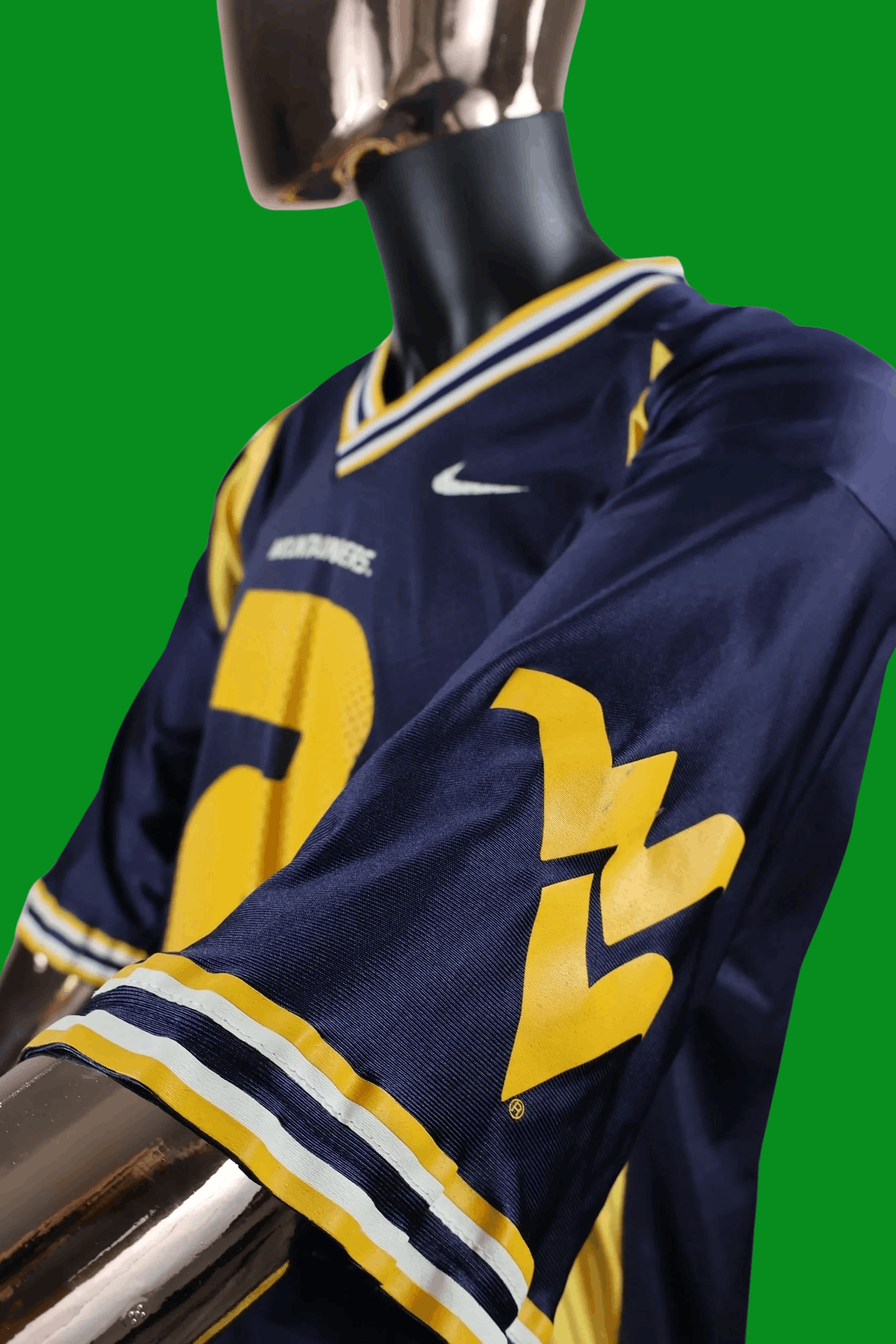 Nike Nike WV University Blue #2 Throwback NCAA Football Jersey Size US XL / EU 56 / 4 - 3 Thumbnail
