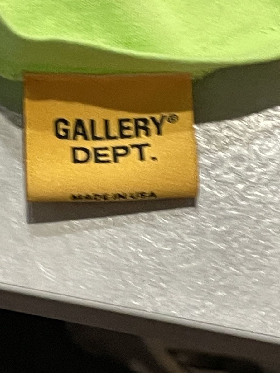 Gallery Dept. Gallery Dept. Souvenir T-shirt Lime Green Size US L / EU 52-54 / 3 - 8 Thumbnail