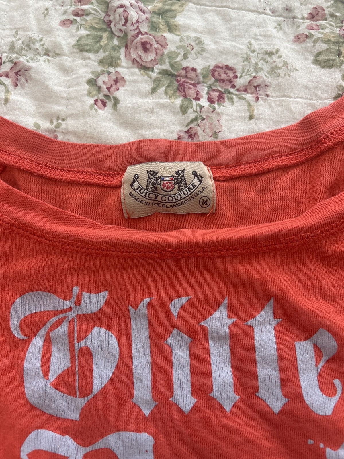 Juicy Couture Vintage Rare Y2K Juicy Couture “Glitter Punk Couture” Shirt Size M / US 6-8 / IT 42-44 - 2 Thumbnail