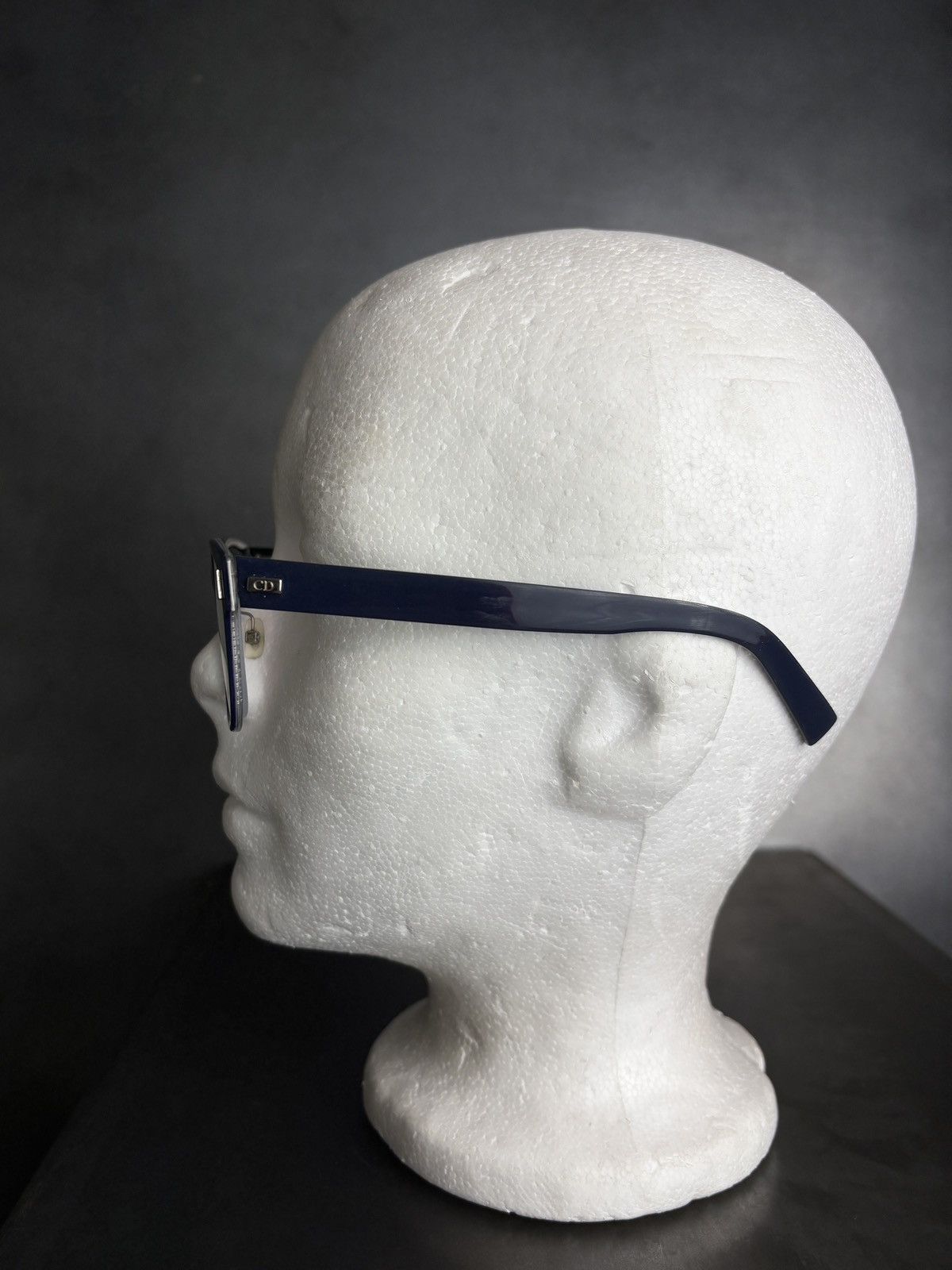 Christian Dior Monsieur × Dior Dior Homme Black Tie 2.0C Eyeglasses Dark Blue Made in Japan Size ONE SIZE - 10 Thumbnail