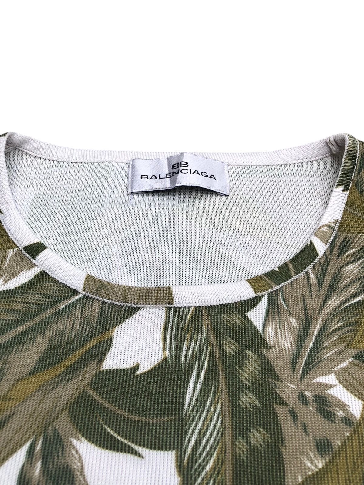 Balenciaga 🔥Vtg BALENCIAGA Floral Stretchable 3/4 Designer Brand Shirt Size M / US 6-8 / IT 42-44 - 7 Thumbnail
