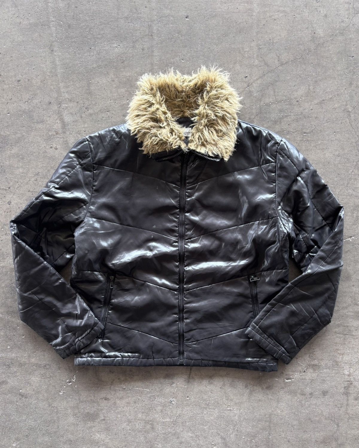 If Six Was Nine × Japanese Brand × KMRii Evolution Japan Black Fur Puffer Jacket Size US L / EU 52-54 / 3 - 1 Thumbnail