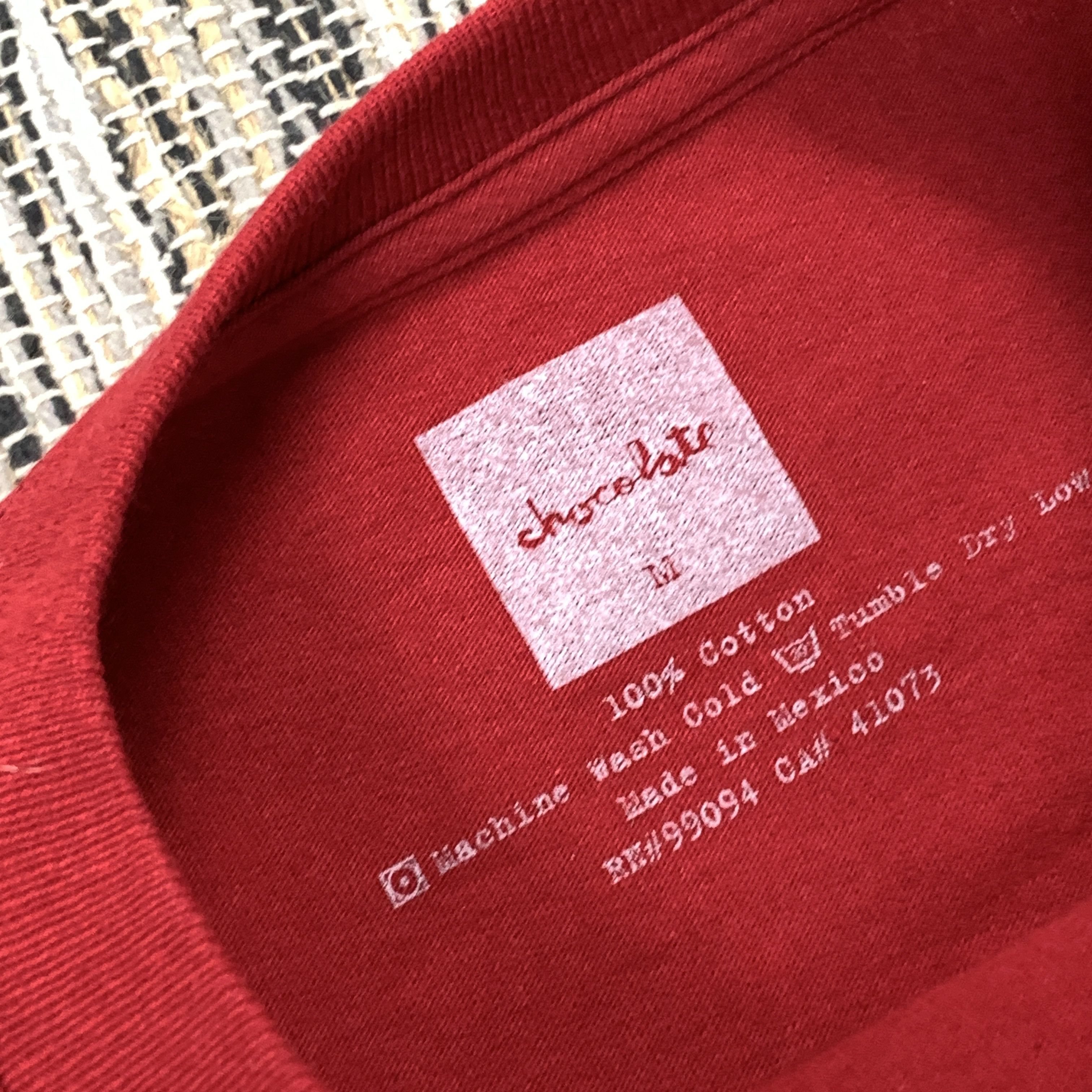 Chocolate Vintage Chocolate Praise the lowered Red Graphic Tee Shirt M Size US M / EU 48-50 / 2 - 9 Thumbnail