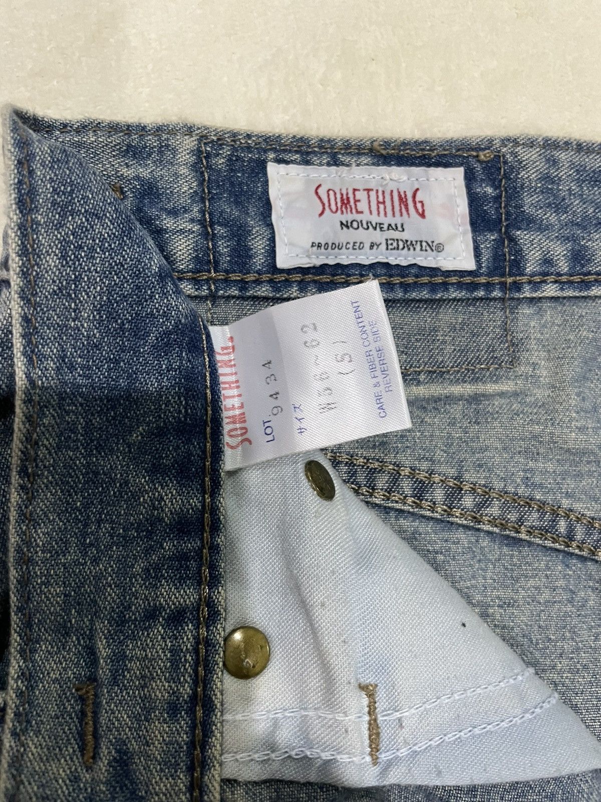 Edwin Vintage Something Edwin Baggy Mudwash Denim Jeans Size US 26 / EU 42 - 7 Thumbnail