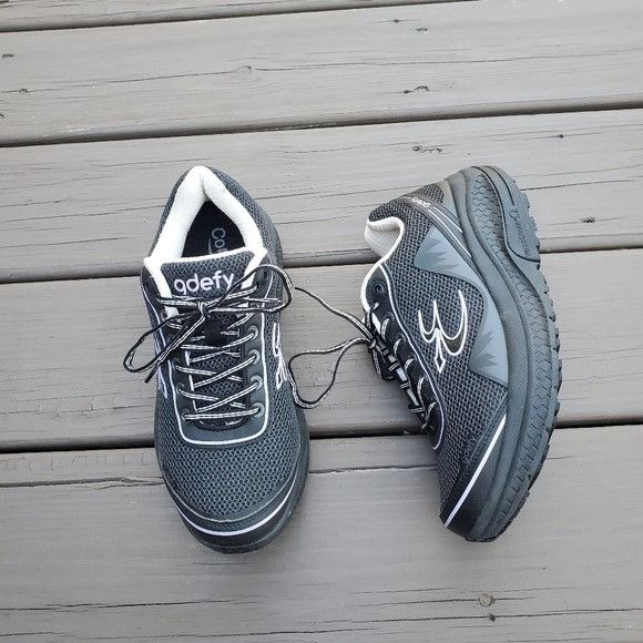 Designer Gravity Defyer GDEFY Mighty Walk Purple Black Athletic Comfo Size US 7.5 / IT 37.5 - 1 Thumbnail