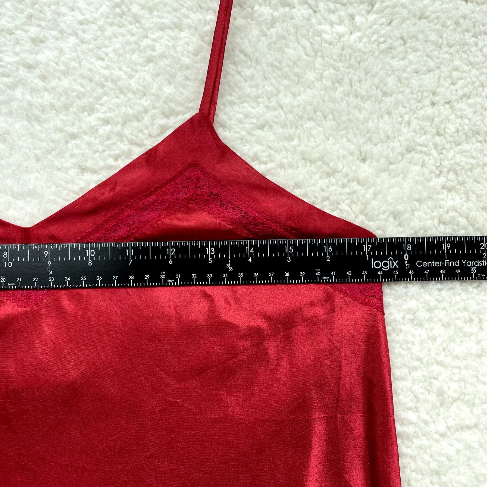 Vintage VINTAGE Slip Dress M Red Satin Chemise Negligee Lingerie Bentley Satin Slip Dress M Red Size M / US 6-8 / IT 42-44 - 5 Thumbnail