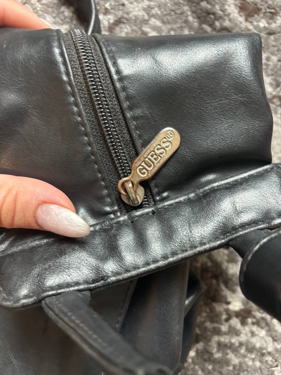 Guess × Leather × Vintage Vintage Y2K Guess Leather Opium Owens Style Slim Bag Size ONE SIZE - 3 Thumbnail