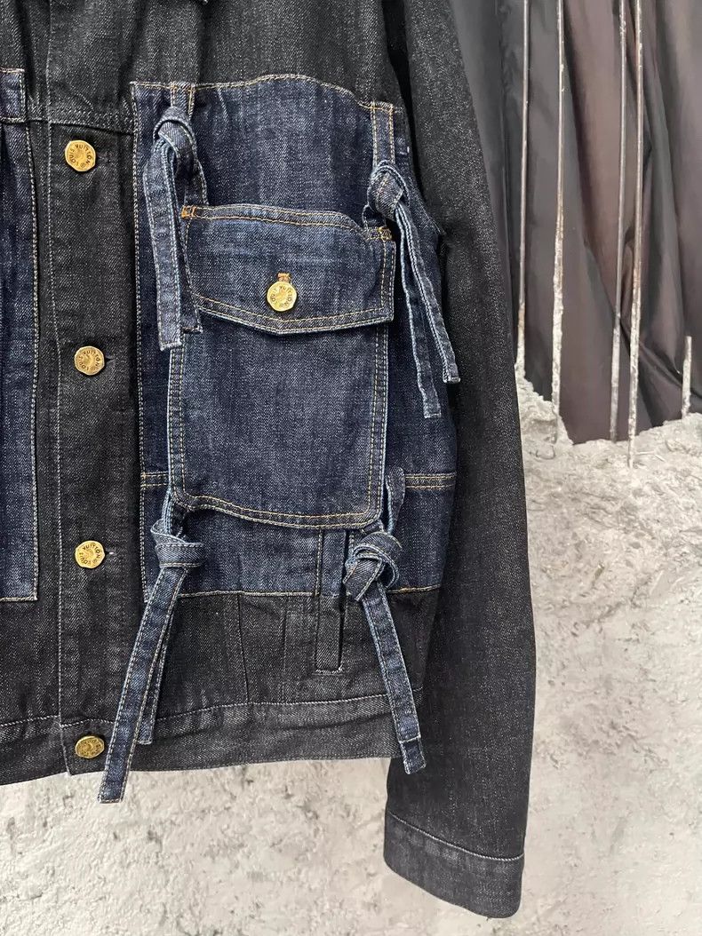 Louis Vuitton Louis Vuitton Ribbon Denim Jacket Size US S / EU 44-46 / 1 - 5 Thumbnail