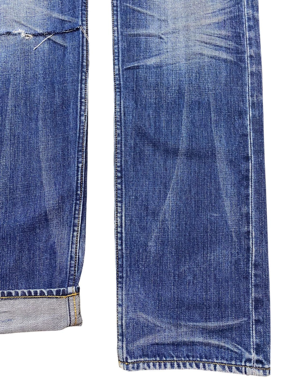 Xlarge Vintage X Large Selvedge Distressed Whisker Loose Jeans Size US 32 / EU 48 - 8 Thumbnail